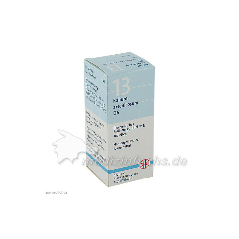 BIOCHEMIE DHU 13 KALIUM ARSENICOSUM D 6, 80 ST – PZN 274921