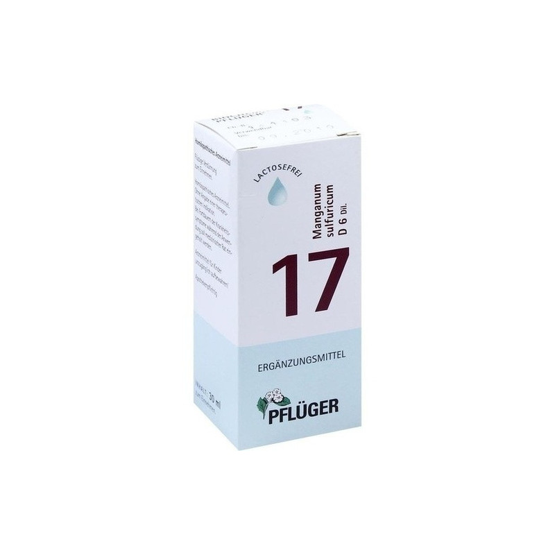 Biochemie Pflüger NR. 17 Manganum sulf. D 6, 30 ML – PZN 9298573