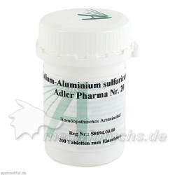 Biochemie Adler 20 Kalium-Aluminium Sulf.D12 Adler, 200 ST – PZN 833496