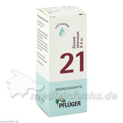 Biochemie Pflüger NR. 21 Zincum chlor. D 6, 30 ML – PZN 9298685
