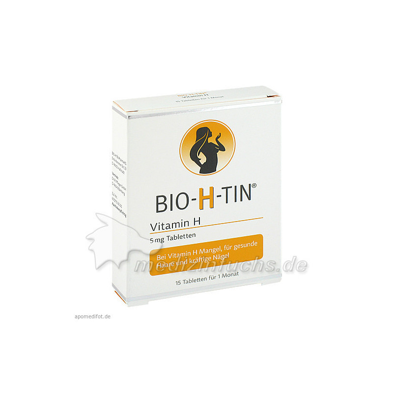 BIO H TIN Vitamin H 5mg für 1 Monat, 15 ST – PZN 9900449