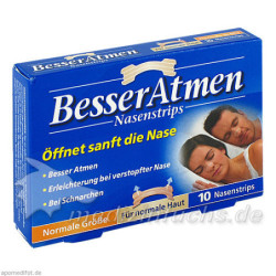 Besser Atmen Nasenstrips beige normale Größe, 10 ST – PZN 2952578
