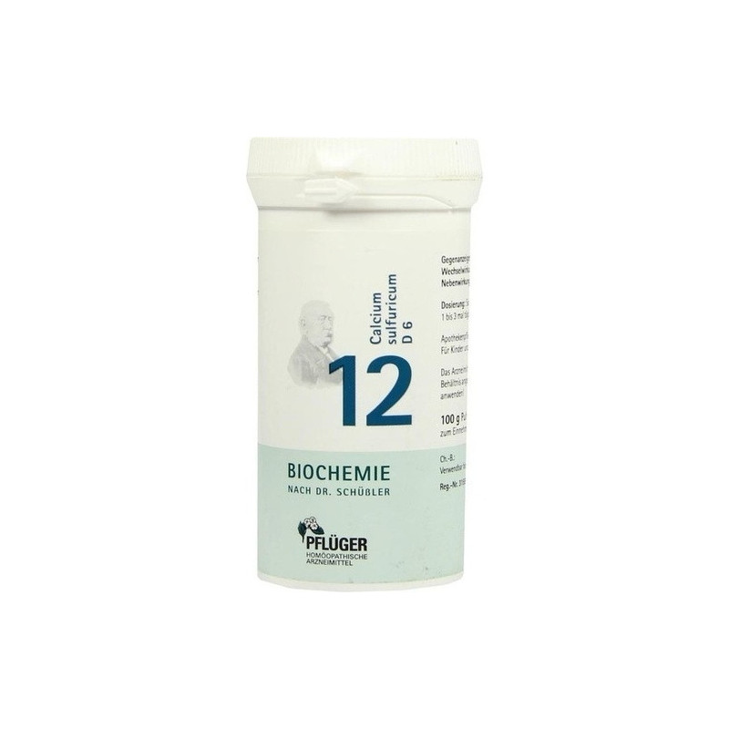 Biochemie Pflüger Nr. 12 Calcium sulfuricum D 6, 100 G – PZN 6323537