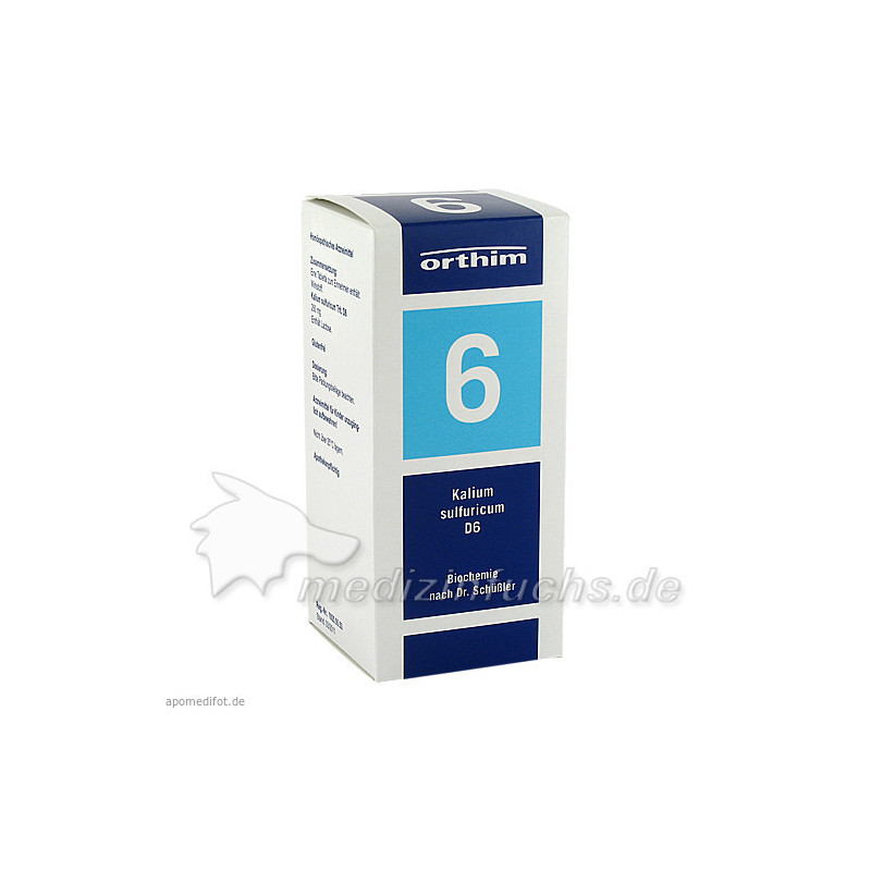 Biochemie Orthim NR6 Kalium sulfuricum D 6, 800 ST – PZN 8885469
