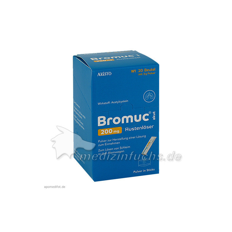 Bromuc akut 200mg Hustenlöser, 20 ST – PZN 11353167