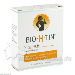 BIO H TIN Vitamin H 5mg für 6 Monate, 90 ST – PZN 9900484