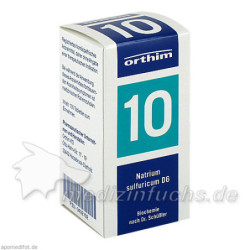 Biochemie Orthim Nr. 10 Natrium sulfuricum D 6, 100 ST – PZN 9492192