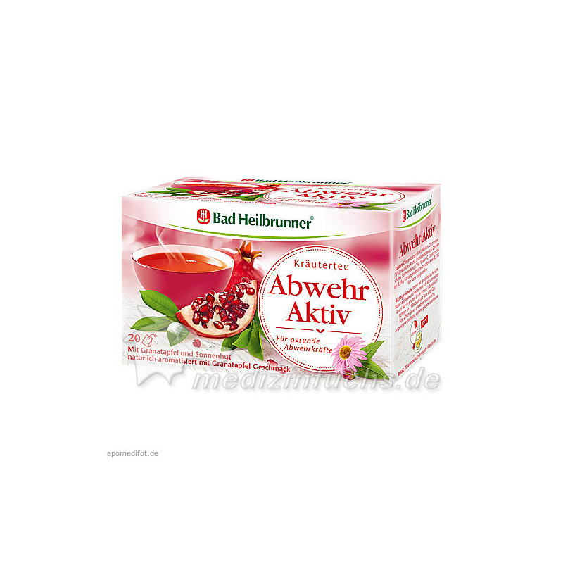 Bad Heilbrunner Kräutertee Abwehr Aktiv, 20 ST – PZN 9782056
