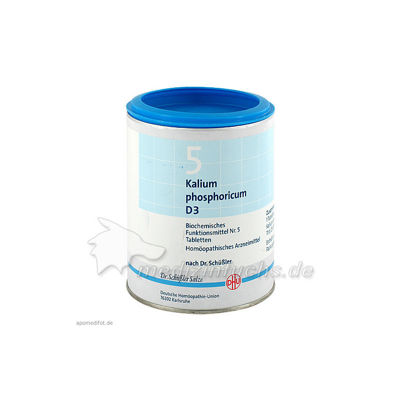 BIOCHEMIE DHU 5 KALIUM PHOSPHORICUM D 3, 1000 ST – PZN 274140