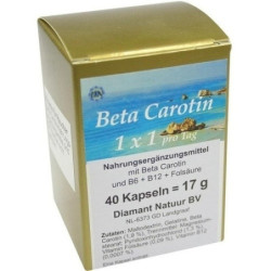 Beta Carotin 1 x 1 pro Tag, 40 ST – PZN 6995030
