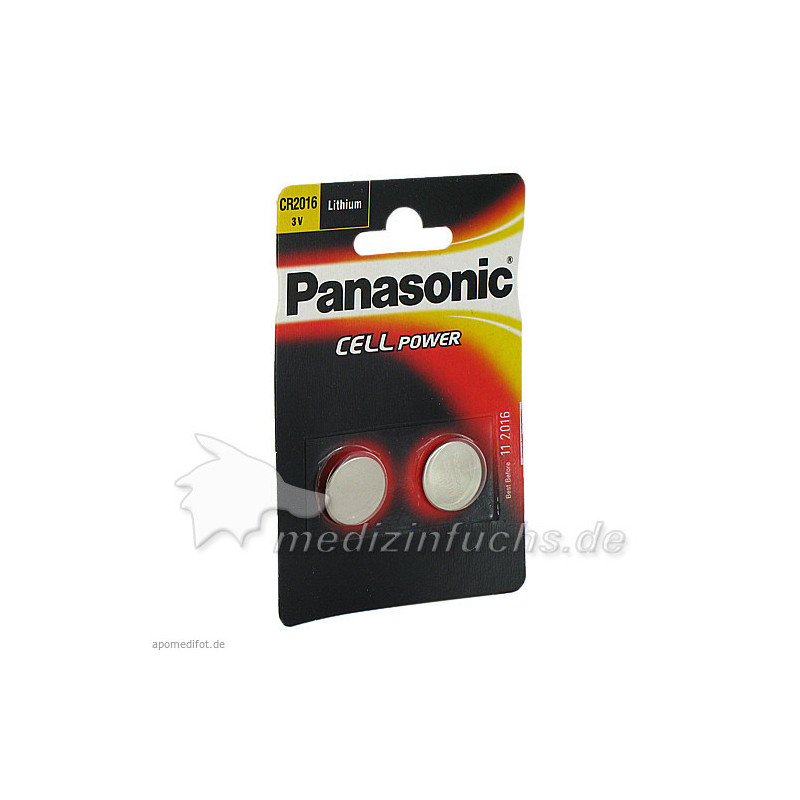 Batterie Lithium Zelle 3V CR 2016, 2 ST – PZN 212162