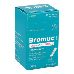 Bromuc akut Junior 100mg Hustenlöser (20 stk) – PZN 11353196