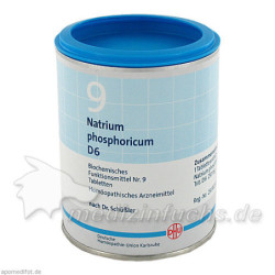 BIOCHEMIE DHU 9 NATRIUM PHOSPHORICUM D 6, 1000 ST – PZN 274571