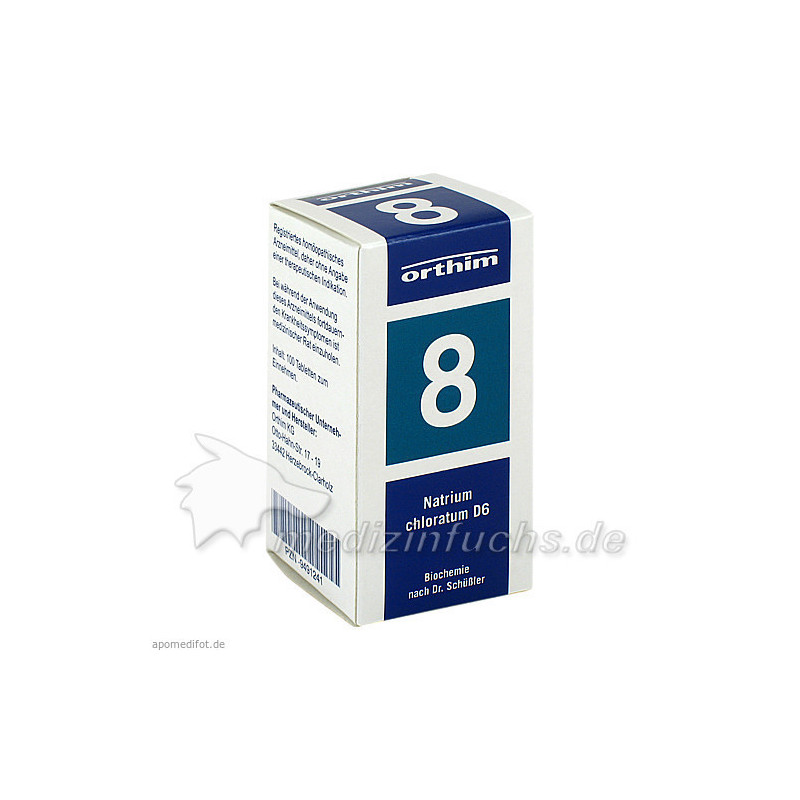 Biochemie Orthim Nr. 8 Natrium chloratum D 6, 100 ST – PZN 9491241