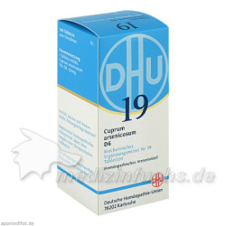 BIOCHEMIE DHU 19 CUPRUM ARSENICOSUM D 6, 200 ST – PZN 2581260