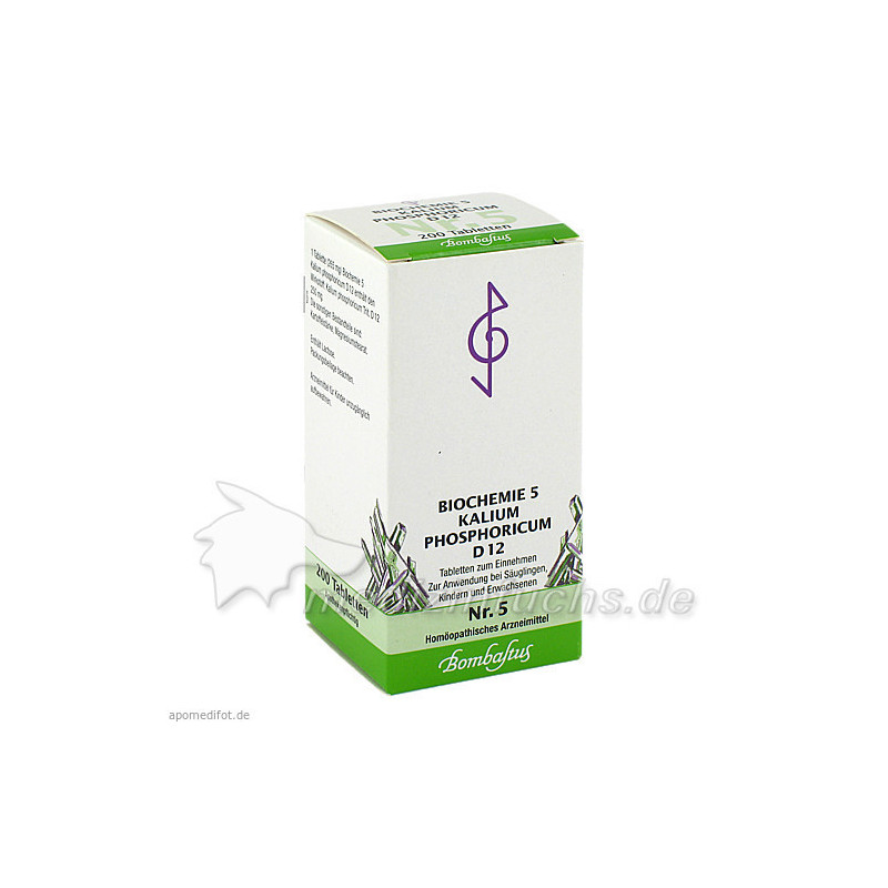 Biochemie 5 Kalium phosphoricum D 12, 200 ST – PZN 3420180