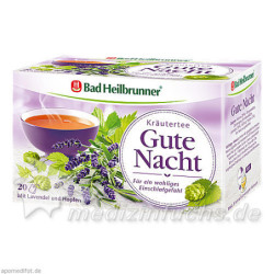Bad Heilbrunner Kräutertee Gute Nacht, 20 ST – PZN 9782027