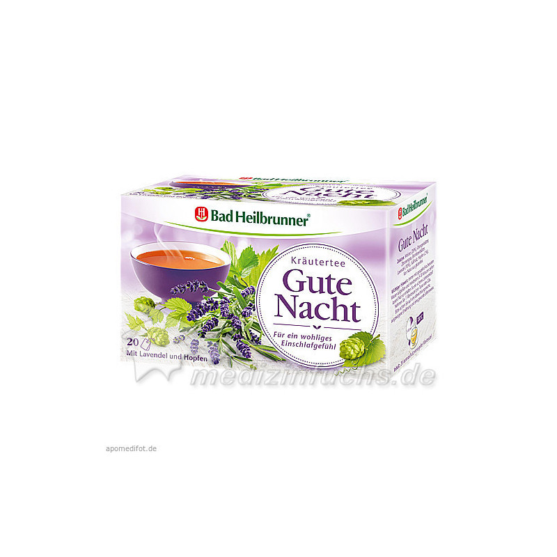 Bad Heilbrunner Kräutertee Gute Nacht, 20 ST – PZN 9782027