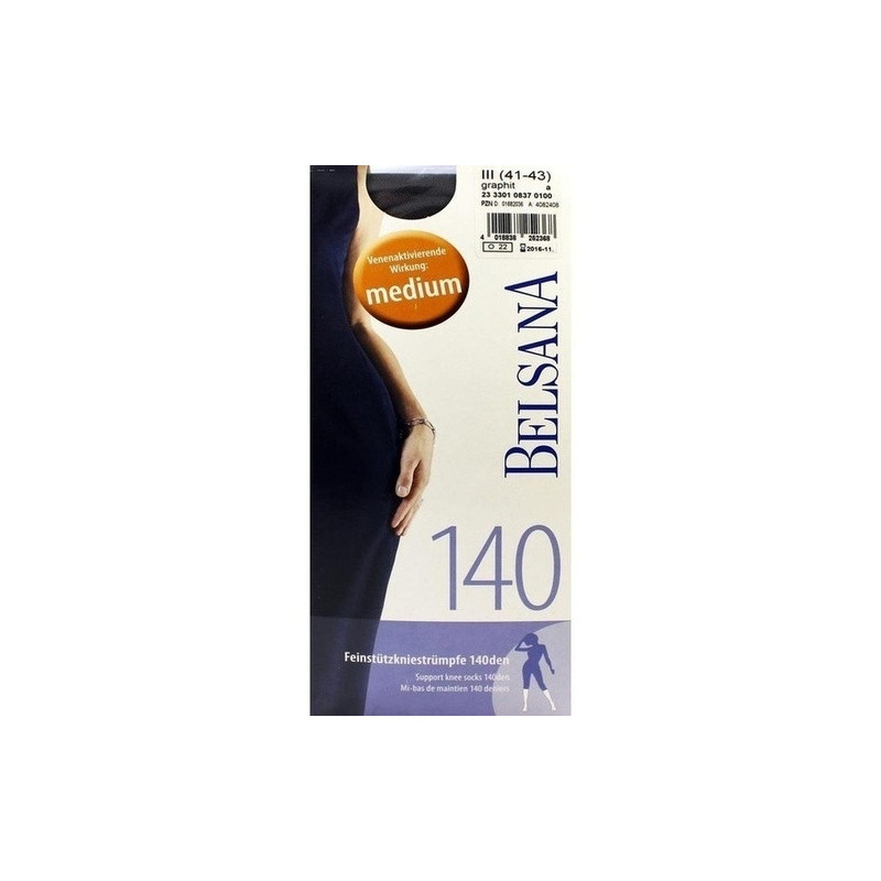 Belsana 140den AD Gr.3 graphit, 2 ST – PZN 1682036