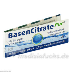 BasenCitrate Pur pH 5.9-7.7 nach Apot.Rudolf Keil, 26 ST – PZN 2067497