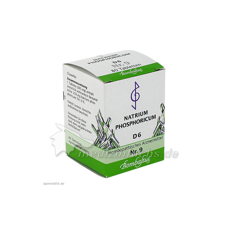 Biochemie 9 Natrium phosphoricum D 6, 80 ST – PZN 1073774