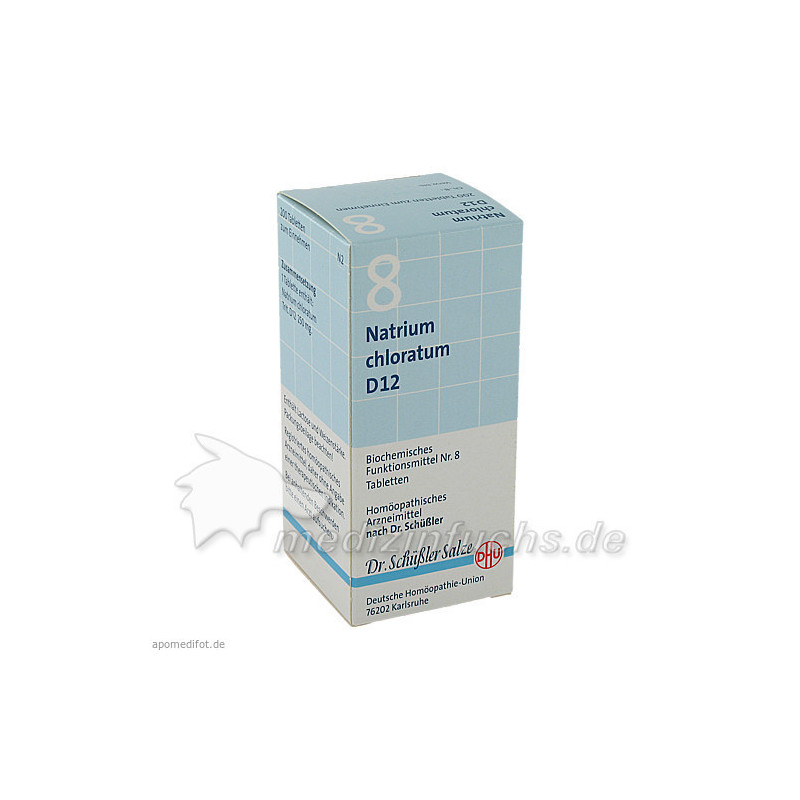 BIOCHEMIE DHU 8 NATRIUM CHLORATUM D12, 200 ST – PZN 2580792