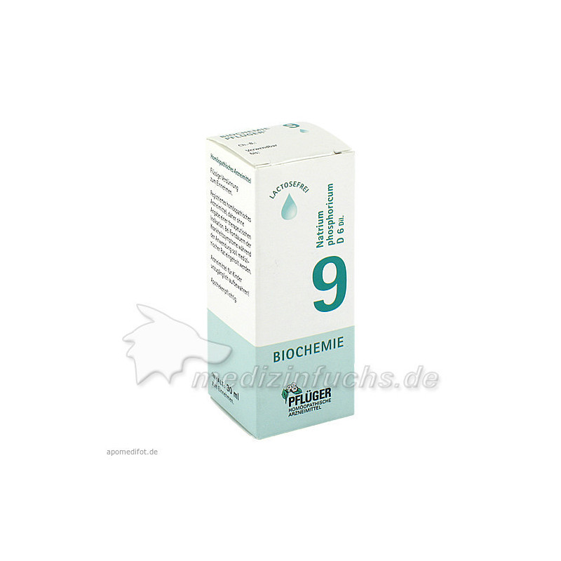 Biochemie Pflüger Nr. 9 Natrium phosphoricum D 6, 30 ML – PZN 6324666