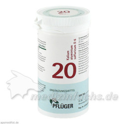 Biochemie Pflüger Nr. 20 Kalium-Aluminium sulf D 6, 400 ST – PZN 6322650