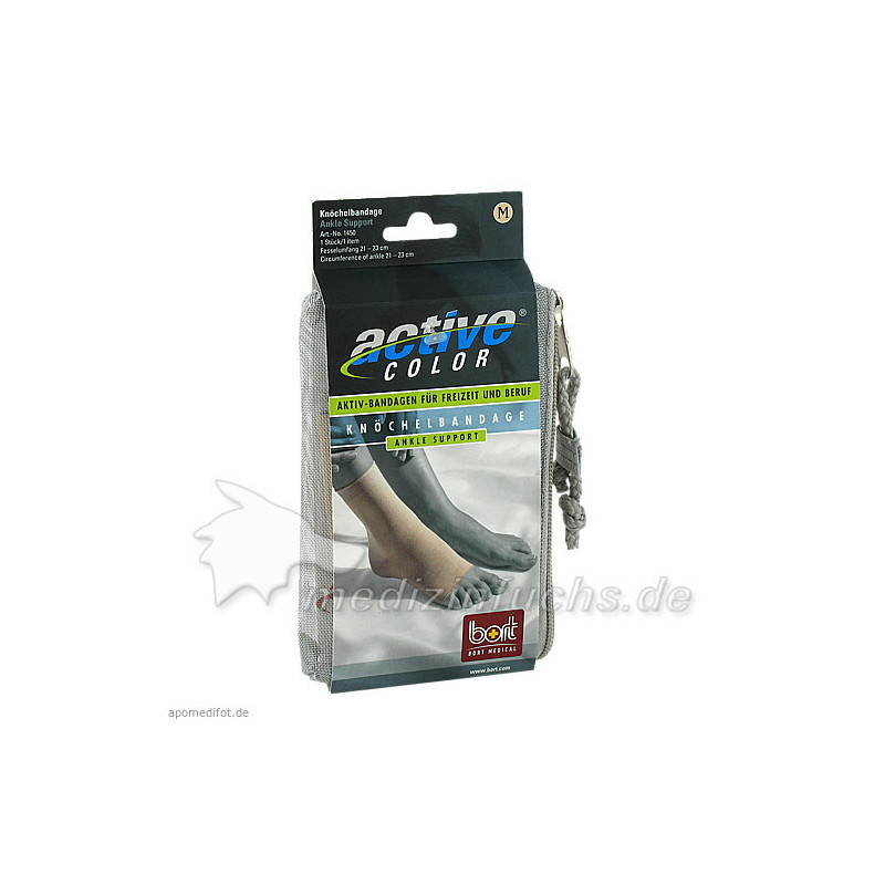 BORT ActiveColor Knoechelbandage haut medium, 1 ST – PZN 6914824