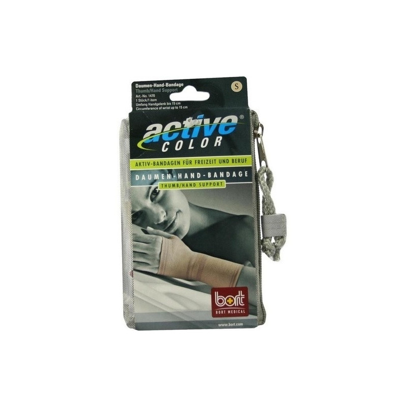 BORT ActiveColor Daumen-Hand-Bandage haut small, 1 ST – PZN 5873566