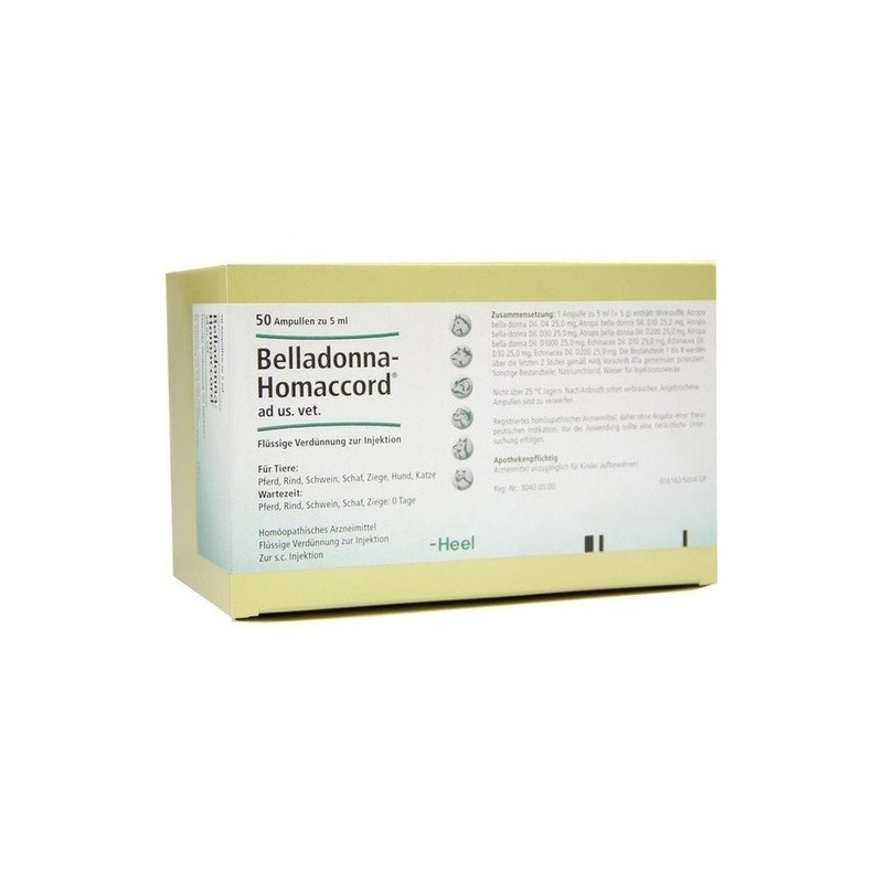 BELLADONNA HOMACCORD ad us.vet.Ampullen, 50 ST – PZN 2551632