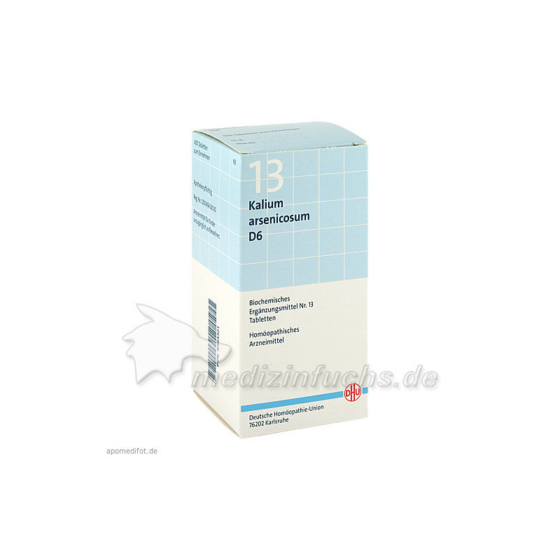 BIOCHEMIE DHU 13 Kalium arsenicosum D 6 Tabl., 420 ST – PZN 6584321