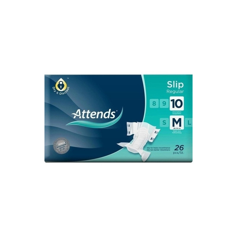 Attends Slip Regular 10 Medium, 26 ST – PZN 10313846