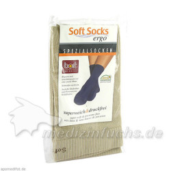 Bort SoftSocks ergo extra-weit sand 38-40, 2 ST – PZN 1066774