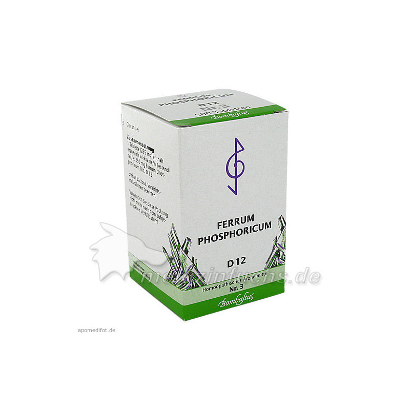 Biochemie 3 Ferrum phosphoricum D 12, 500 ST – PZN 4324805