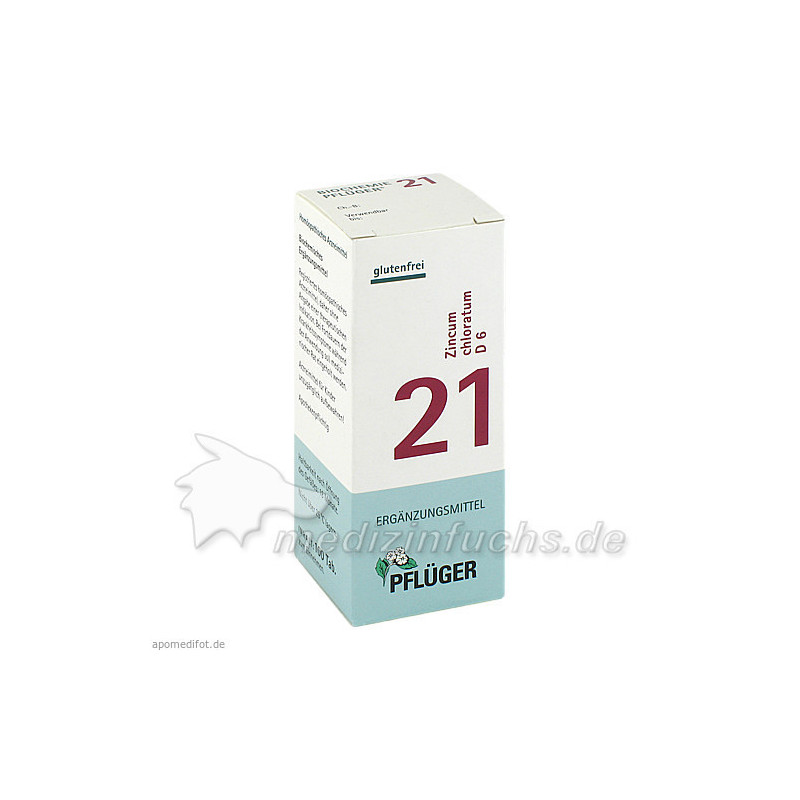 Biochemie Pflüger Nr. 21 Zincum chloratum D 6, 100 ST – PZN 6322733
