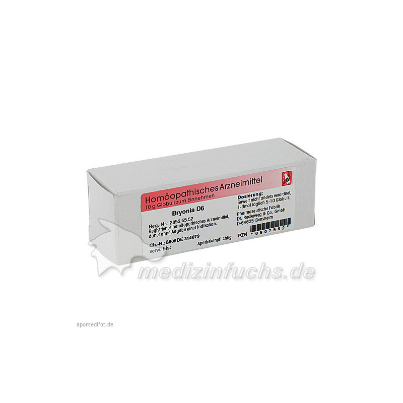Bryonia D6, 10 G – PZN 907562