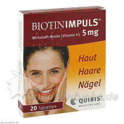 BIOTIN IMPULS 5mg, 20 ST – PZN 8923164