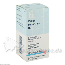 BIOCHEMIE DHU 6 KALIUM SULFURICUM D 3, 200 ST – PZN 2580616