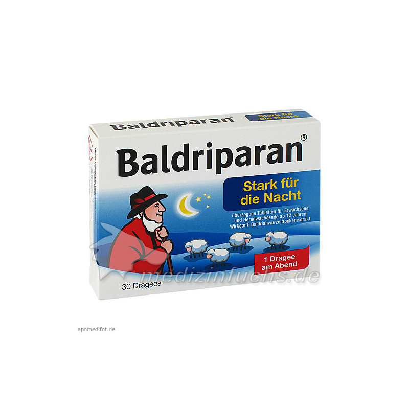 Baldriparan stark für die Nacht, 30 ST – PZN 499175
