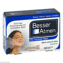 Besser Atmen Nasenstrips beige groß, 30 ST – PZN 2952555