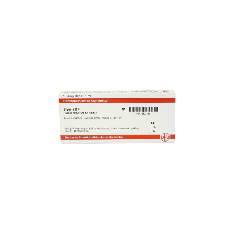 Bryonia D 4 Ampullen (10X1 ml) – PZN 2823289