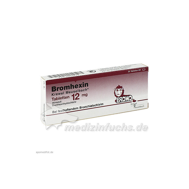 BROMHEXIN K.Meuselb.Tabl.12mg, 20 ST – PZN 2859413