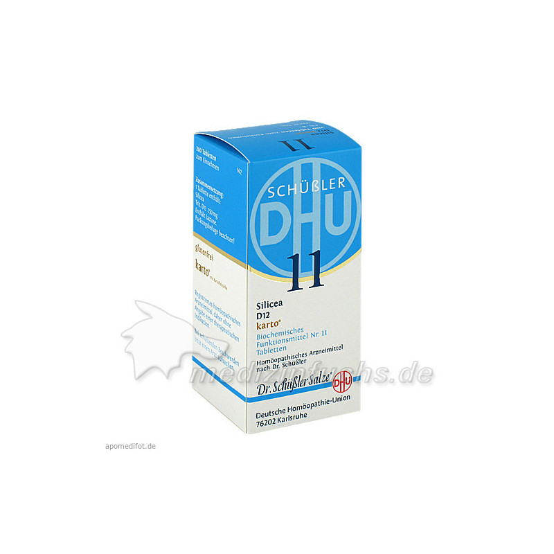 Biochemie DHU 11 Silicea D12 Karto, 200 ST – PZN 6329273
