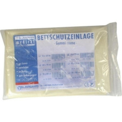 BETTSCHUTZEINLAGE GUMMI 120x90 CREME, 1 ST – PZN 7466380