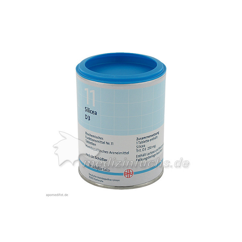 BIOCHEMIE DHU 11 SILICEA D 3, 1000 ST – PZN 274737