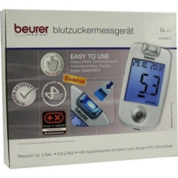 Beurer GL 40 Blutzuckermessgerät mmol/l codefree, 1 ST – PZN 7270263