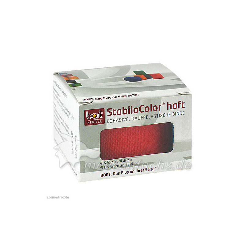 BORT STABILOCOLOR haft 4cm rot, 1 ST – PZN 8829399