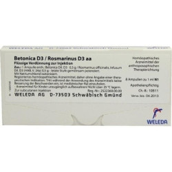 BETONICA D 3/ ROSMARIN D 3, 8X1 ML – PZN 1619635