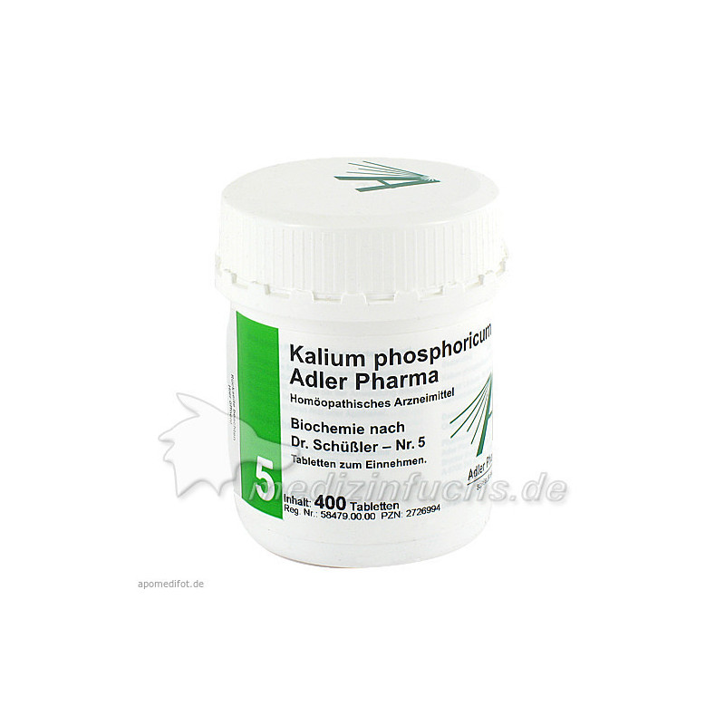 Biochemie Adler 5 Kalium Phosphoricum D 6 Adler Ph, 400 ST – PZN 2726994